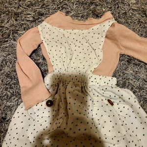 Jessica Simpson jumper dress with shirt